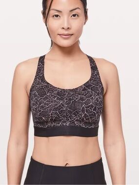 Lululemon Athletica Fine Form Training Activewear Sports Bra Size D34